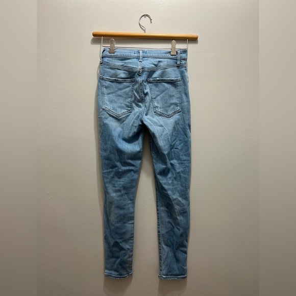 Agolde Sophie Mid Rise Ankle Jeans light wash, size 27 - Picture 6 of 8
